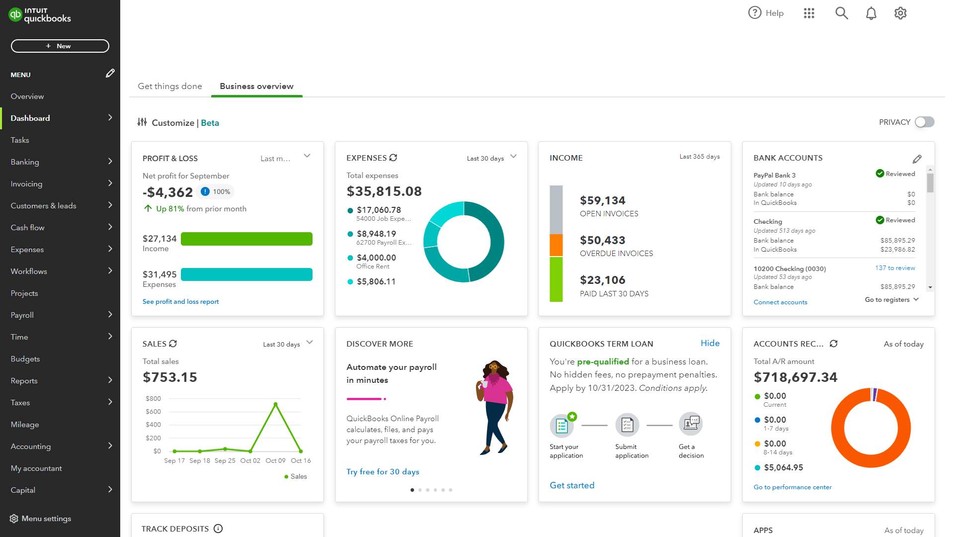Quickbooks online QuickBooks Online